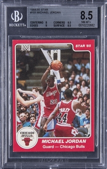 1984-85 Star #101 Michael Jordan Rookie Card – BGS NM-MT+ 8.5
